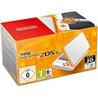 Nintendo New 2DS XL - Consola Portátil- Color Blanco y Naranja